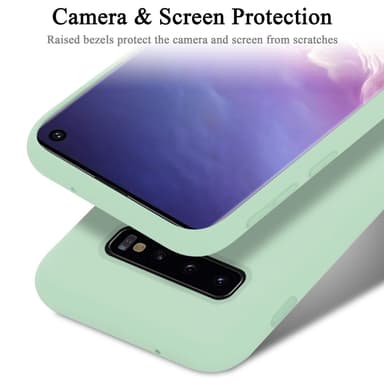 Samsung Galaxy S10 4G silikondeksel case (grønn)