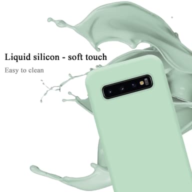 Samsung Galaxy S10 4G silikondeksel case (grønn)