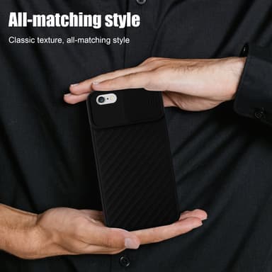 iPhone 6 PLUS / 6S PLUS silikondeksel case (svart)