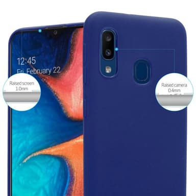 Deksel Samsung Galaxy A10e / A20e Silikon cover (blå)