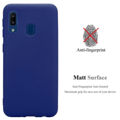 Deksel Samsung Galaxy A10e / A20e Silikon cover (blå)