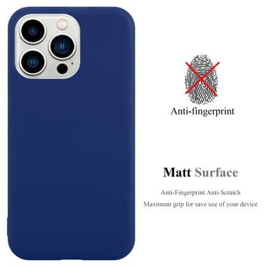 Deksel iPhone 14 PRO MAX Silikon cover (blå)
