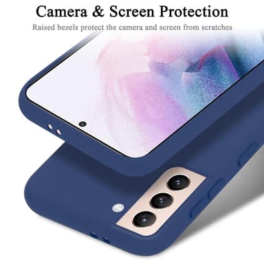 Samsung Galaxy S21 PLUS silikondeksel case (blå)