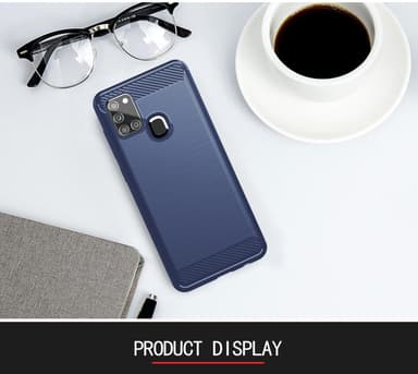Deksel Samsung Galaxy A21s ultra slim (blå)
