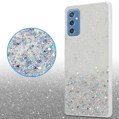 Samsung Galaxy M52 5G Silikondeksel Glitter