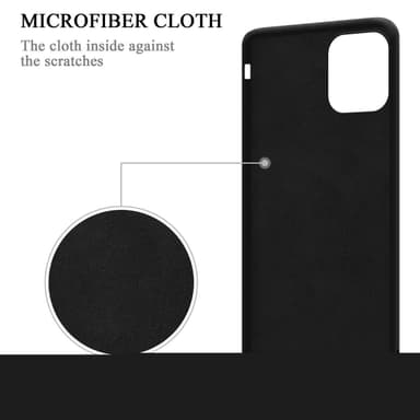 Deksel iPhone 11 Ring Case (svart)