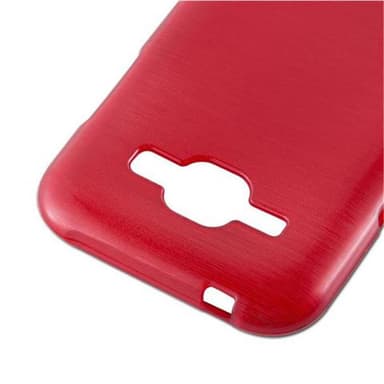 Samsung Galaxy J1 2015 silikondeksel cover (rød)