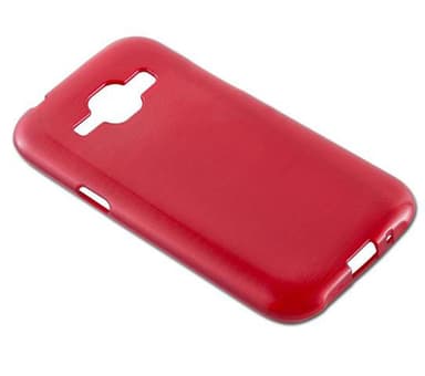 Samsung Galaxy J1 2015 silikondeksel cover (rød)