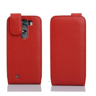 LG G3 Deksel Cover Etui (rød)