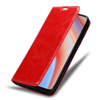 Oppo Reno4 lommebokdeksel case (rød)