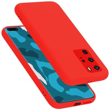 Huawei P40 PRO / P40 PRO+ silikondeksel case (rød)