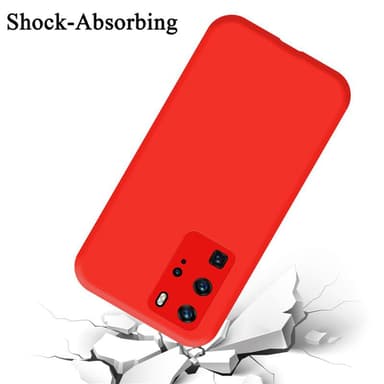 Huawei P40 PRO / P40 PRO+ silikondeksel case (rød)
