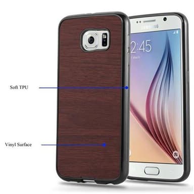 Samsung Galaxy S6 Deksel Case Cover (brun)