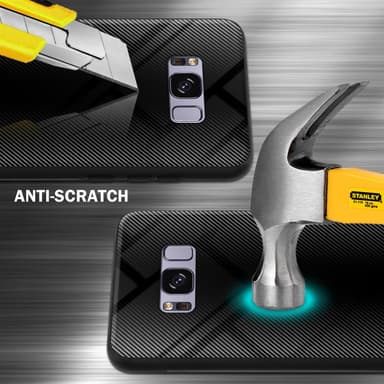 Samsung Galaxy S8 PLUS Deksel Case Cover (svart)