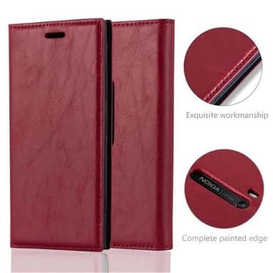 Nokia Lumia 920 lommebokdeksel case (rød)