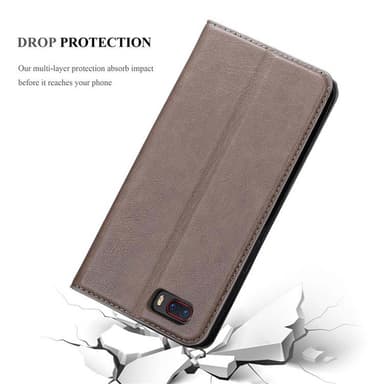 ZTE Nubia M2 lommebokdeksel case (brun)