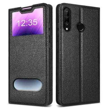Huawei P30 LITE lommebokdeksel cover (svart)