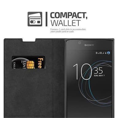 Sony Xperia L1 lommebokdeksel case (brun)