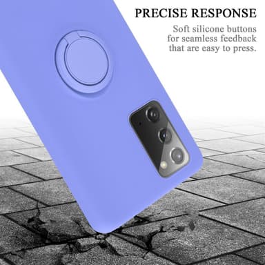 Deksel Samsung Galaxy NOTE 20 Ring Case (lilla)