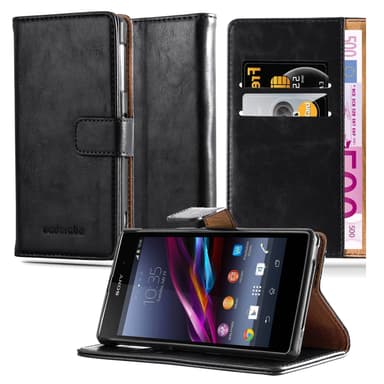 Sony Xperia Z lommebokdeksel etui (svart)