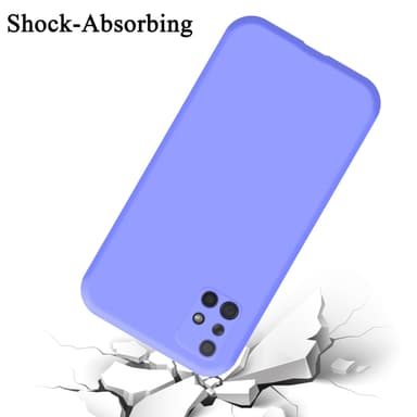 Samsung Galaxy A71 4G silikondeksel case (lilla)