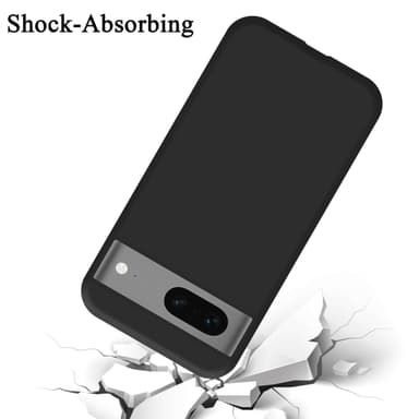 Google PIXEL 7 silikondeksel case (Svart)