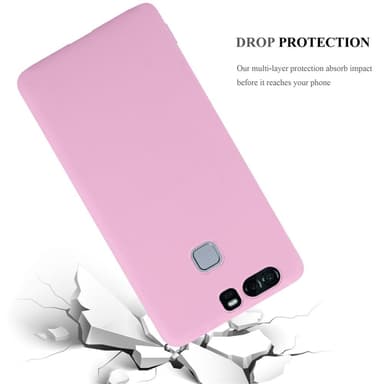 Deksel Huawei P9 Silikon cover (rosa)