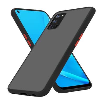 Oppo A92 Deksel Case Cover (Svart)