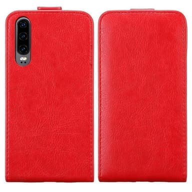 Huawei P30 deksel flip cover (rød)