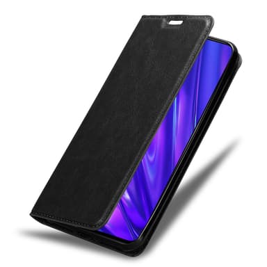 Realme 5 / 5i / 6i / C3 lommebokdeksel case (svart)