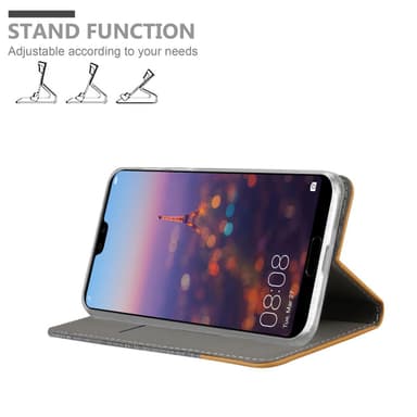 Huawei P20 PRO / P20 PLUS lommebokdeksel etui (grå)