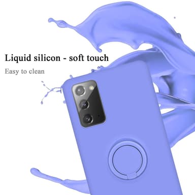 Deksel Samsung Galaxy NOTE 20 Ring Case (lilla)