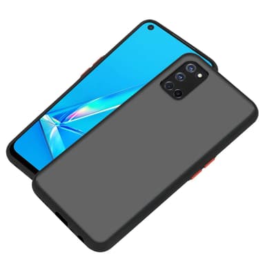 Oppo A92 Deksel Case Cover (Svart)