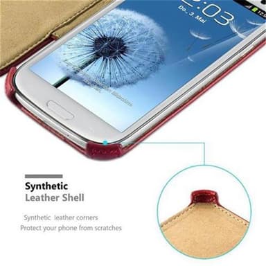 Samsung Galaxy S3 / S3 NEO lommebokdeksel case (rød)