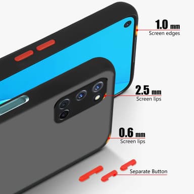 Oppo A92 Deksel Case Cover (Svart)