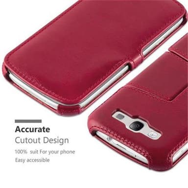 Samsung Galaxy S3 / S3 NEO lommebokdeksel case (rød)
