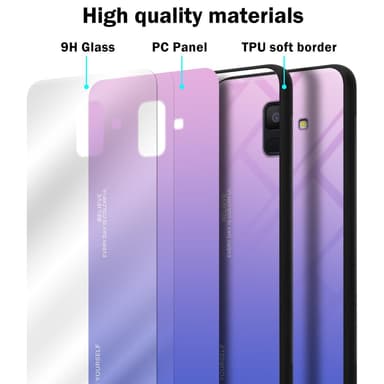 Deksel Samsung Galaxy A6 2018 Case Cover (svart)