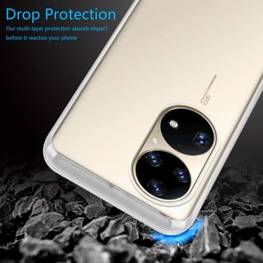 Huawei P50 PRO deksel ultra slim (gjennomsiktig)