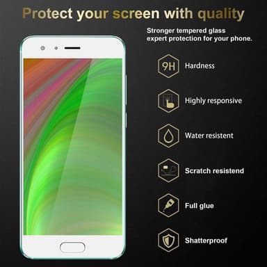 Honor 9 Skjermbeskytter Skärmskydd (hvit)