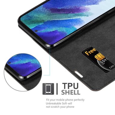 Samsung Galaxy S22 PLUS lommebokdeksel case (brun)