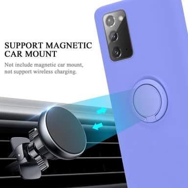 Deksel Samsung Galaxy NOTE 20 Ring Case (lilla)