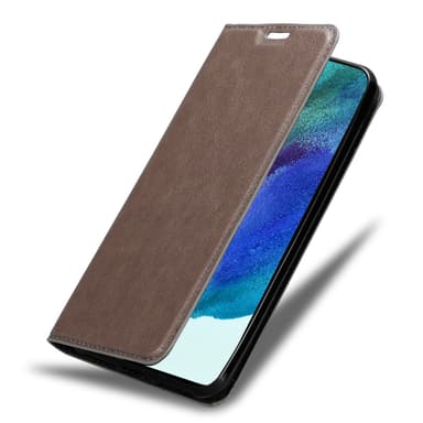 Samsung Galaxy S22 PLUS lommebokdeksel case (brun)