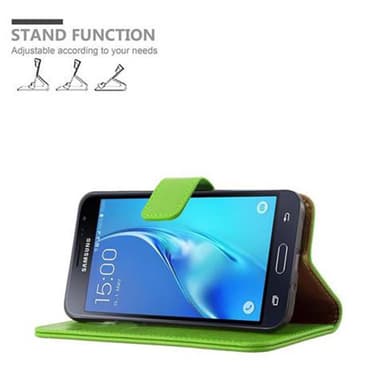 Samsung Galaxy J3 2016 lommebokdeksel etui (grønn)