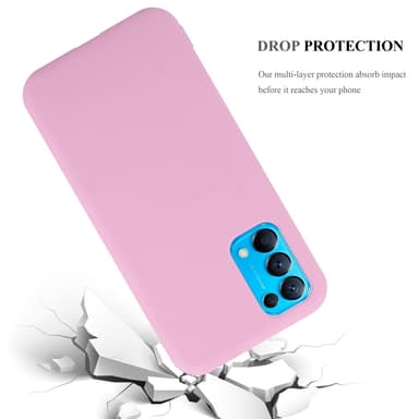 Deksel Oppo FIND X3 LITE Silikon cover (rosa)