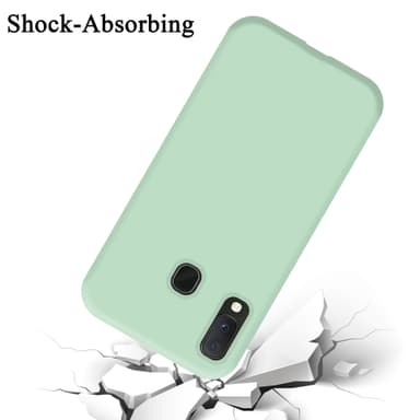 Samsung Galaxy A10e / A20e silikondeksel case (grønn)
