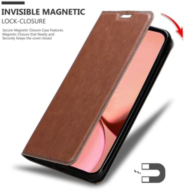 iPhone 13 PRO lommebokdeksel case (brun)