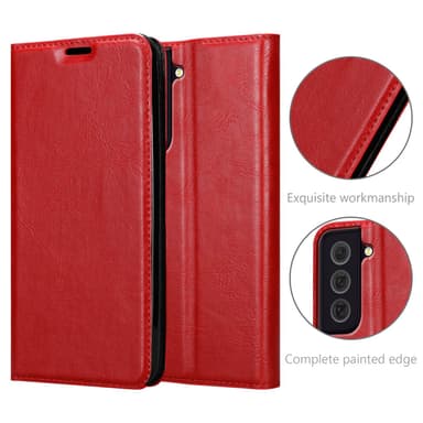 Samsung Galaxy S22 PLUS lommebokdeksel case (rød)