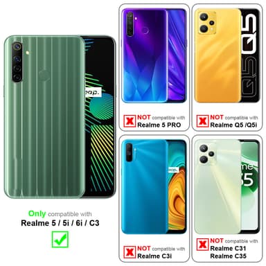 Realme 5 / 5i / 6i / C3 Skjermbeskytter Skärmskydd