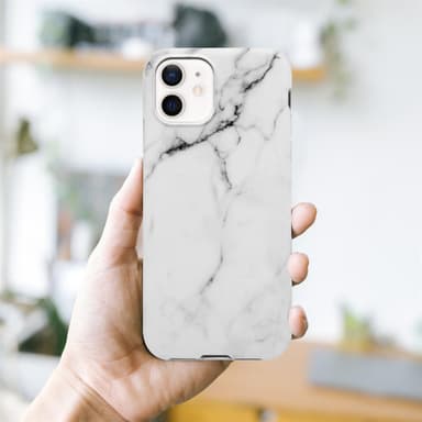 iPhone 12 PRO MAX lommebokdeksel etui (hvit)