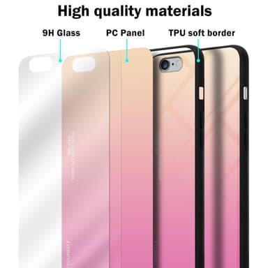 Deksel iPhone 6 PLUS / 6S PLUS Case Cover (svart)